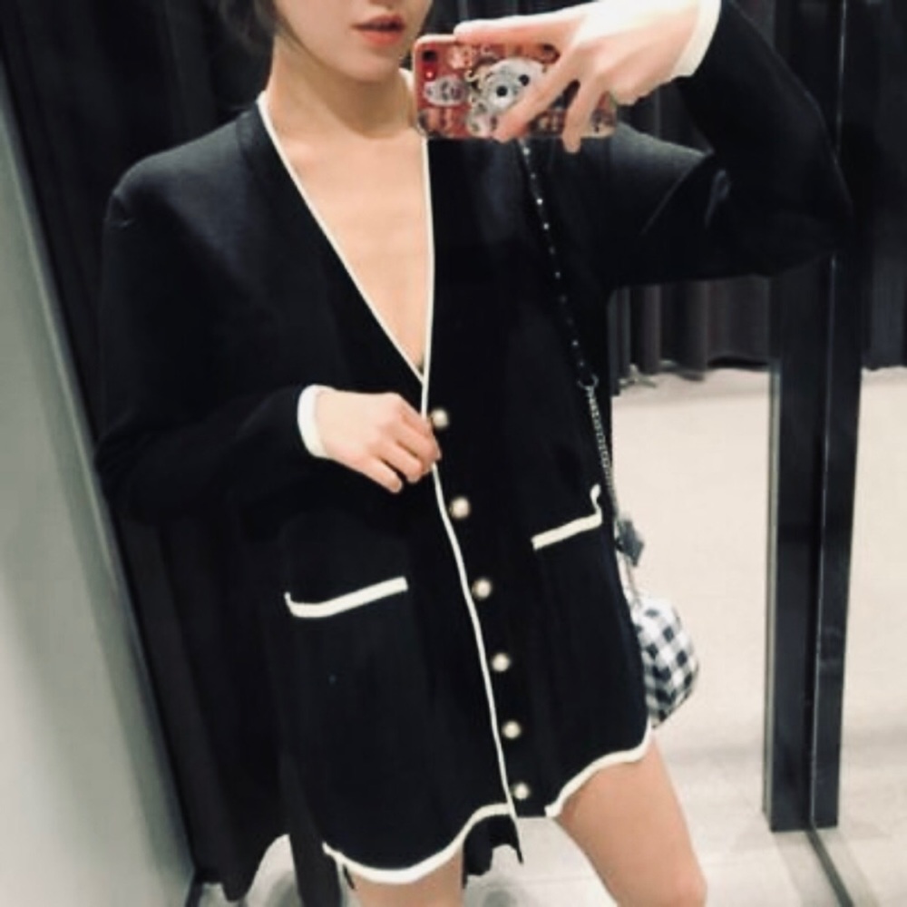 Zara Long Knit Cardigan